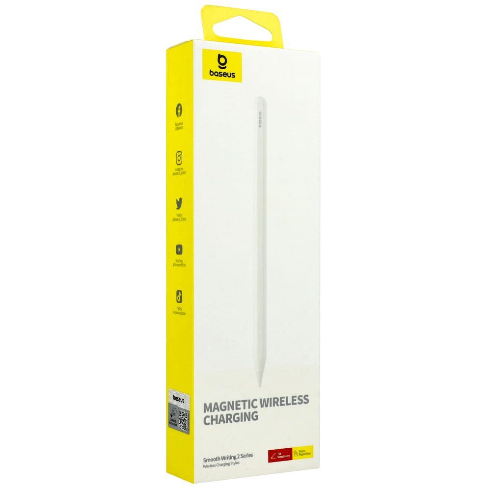BASEUS active universal capacitive pen with wireless charging compatible with iPad 125 mAh P80015803213-00 white - Image 11