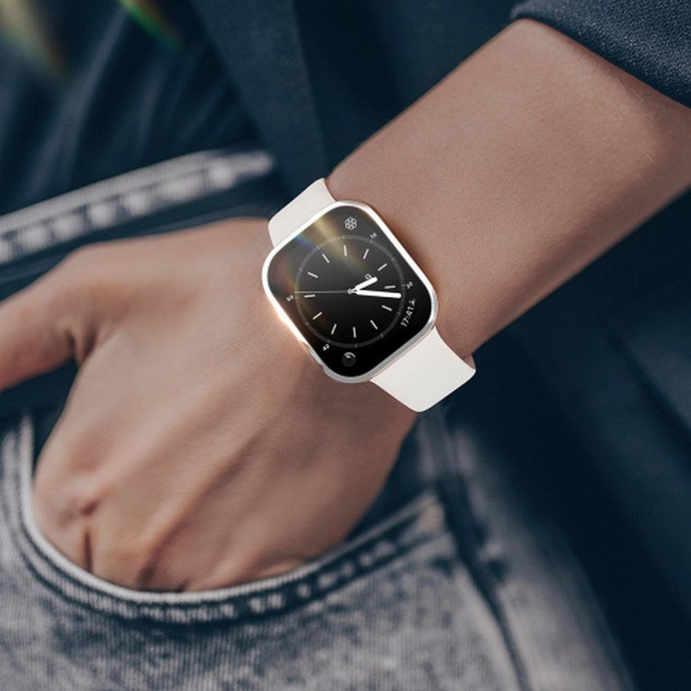 DUX DUCIS case HAMO with protective glass for Apple Watch 7 / 8 / 9 41 mm silver - Image 4