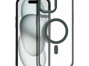 MATTE MAG COVER case compatible with MagSafe for IPHONE 15 Plus green
