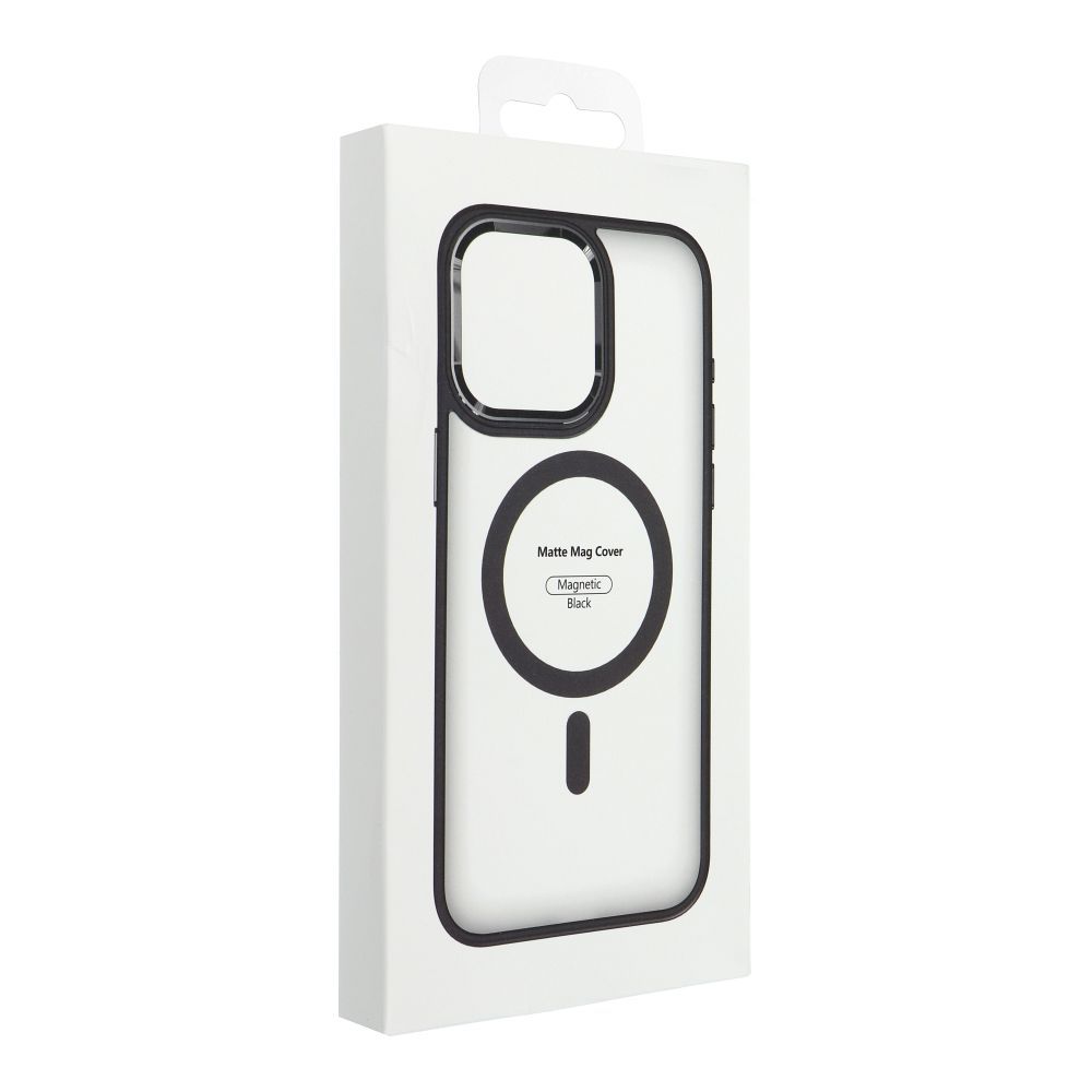 MATTE MAG COVER case compatible with MagSafe for IPHONE 16 Pro black - Image 5