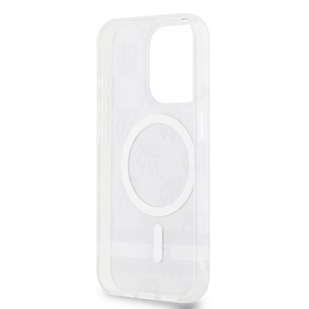 DKNY case for IPHONE 15 Pro Max compatible with MagSafe DKHMP15XHCPTSK (DKNY HC MagSafe PC TPU Checkered Pattern W/Printed Stripes) black - Image 8