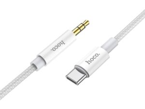 HOCO cable AUX Jack 3,5 mm to Type C UPA19 1 m silver