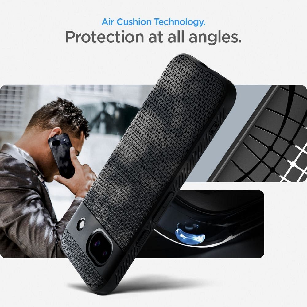 SPIGEN case Liquid Air for GOOGLE PIXEL 8A matte black - Image 14