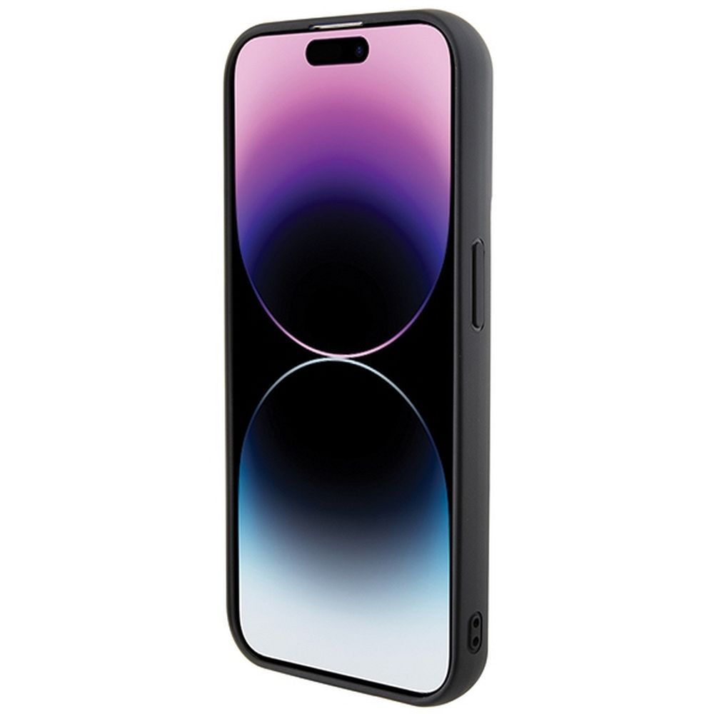KARL LAGERFELD case for IPHONE 14 Pro Max KLHCP14XGSAKCPK (Gripstand Saffiano KC PIN) black - Image 5