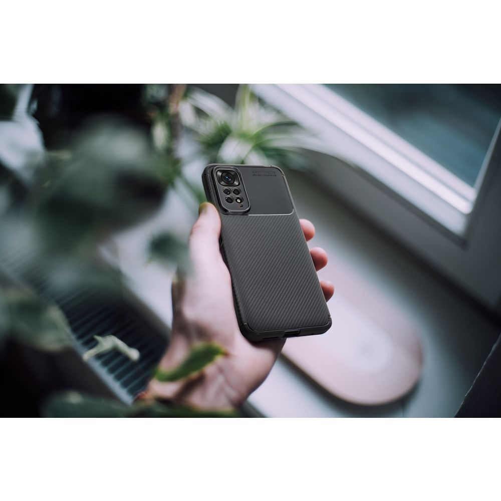 Case CARBON PREMIUM for XIAOMI Redmi Note 9 black - Image 14