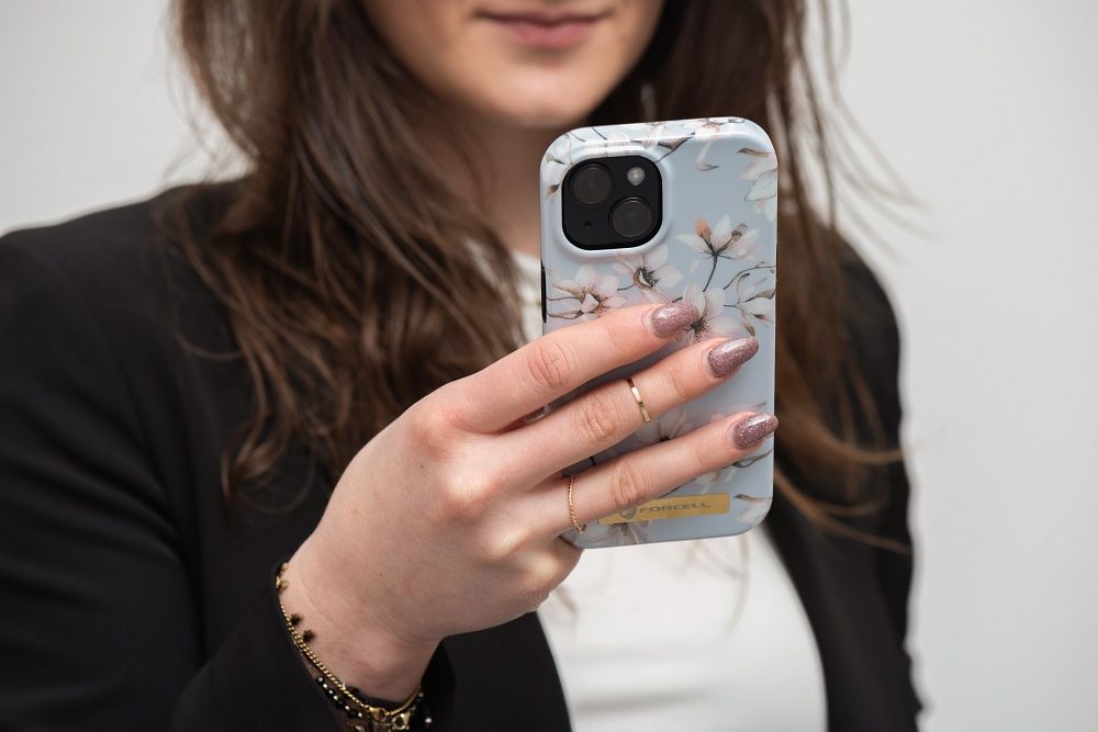 FORCELL F-PROTECT Mirage case compatible with MagSafe for IPHONE 14 Plus spring flowers - Image 11