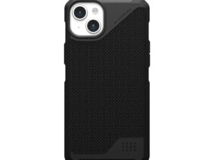(UAG) Urban Armor Gear Metropolis LT case compatible with MagSafe for IPHONE 15 PLUS kevlar black