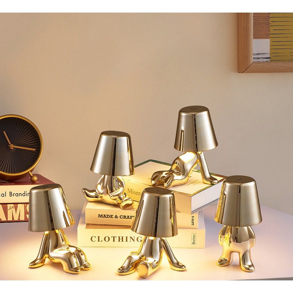 Table lamp bedside GOLD MAN Art Deco seat (version 6) MLTL - Image 7