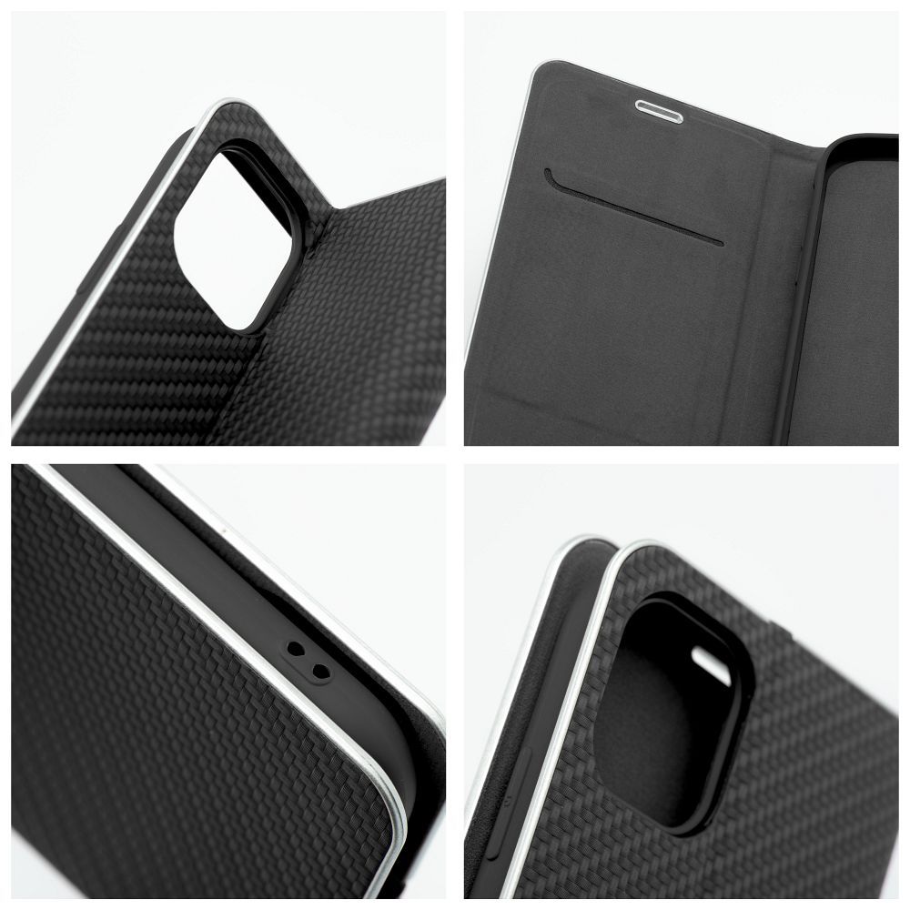 LUNA Book Carbon for Xiaomi Redmi Note 10 5G / Poco M3 Pro / Poco M3 Pro 5G black - Image 7