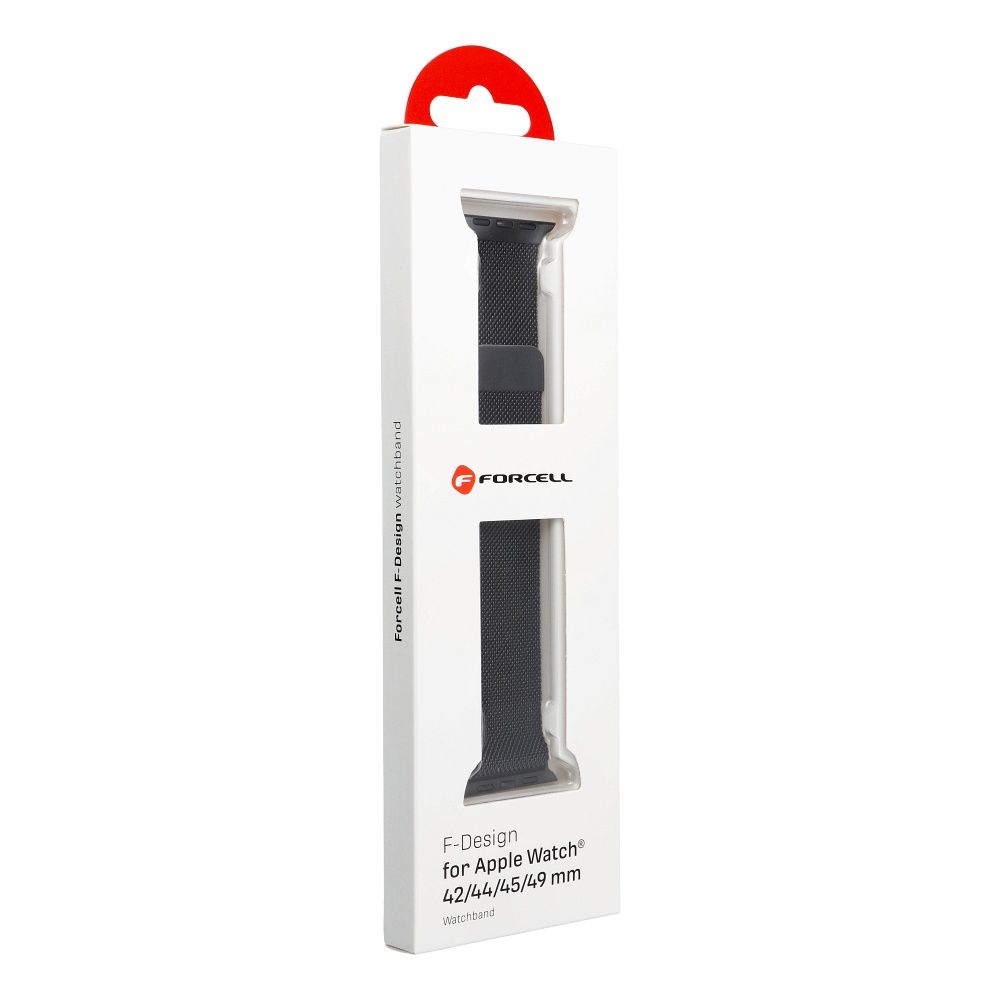 FORCELL F-DESIGN FA03 strap for APPLE Watch 42 / 44 / 45 / 49 mm black - Image 10