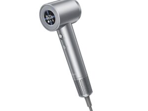 HOCO negative ion hair dryer with digital display HP10 gray