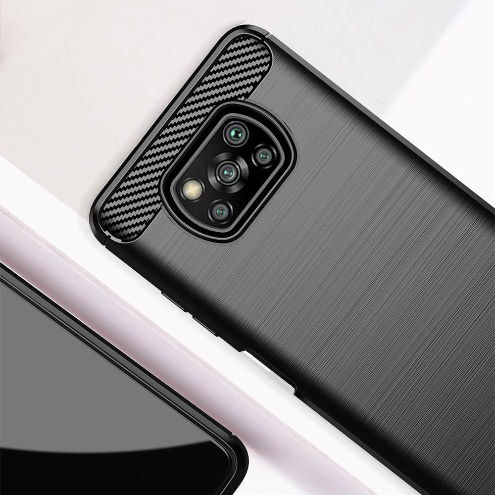 CARBON case for XIAOMI POCO X3 black - Image 9