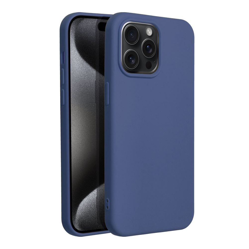 SILICONE case for IPHONE 15 Pro Max blue - Image 2