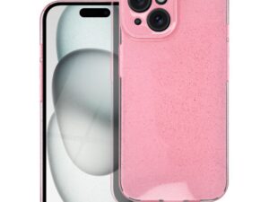 CLEAR CASE 2 mm BLINK for IPHONE 15 pink