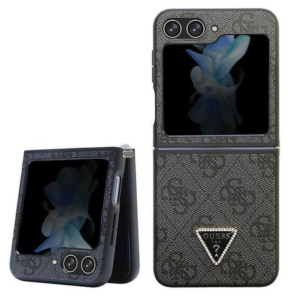 GUESS case for SAMSUNG Flip 5 GUHCZF5P4TDPK for Samsung Flip 5 (4G Triangle Strass / black)