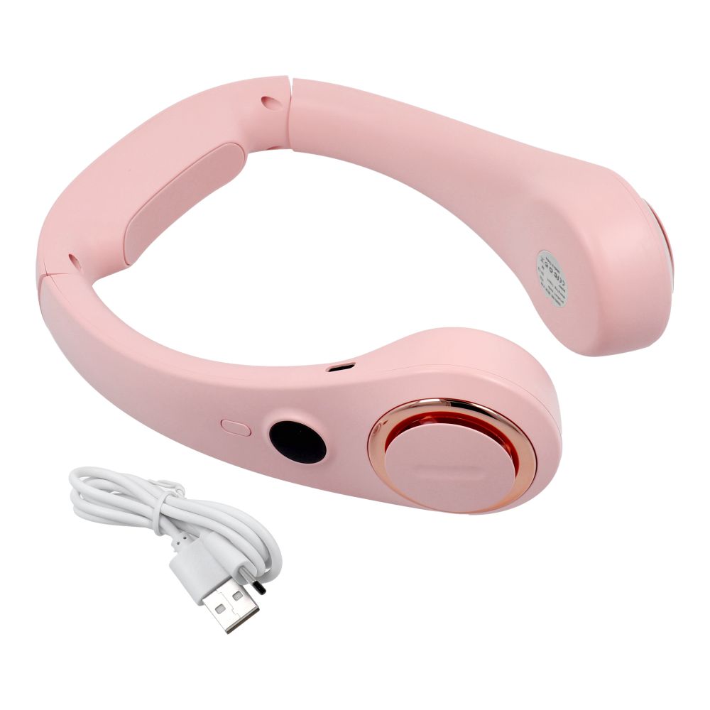 Portable neck fan F50 pink - Image 5