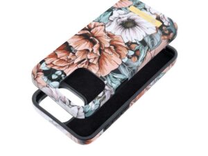 FORCELL F-PROTECT Mirage case compatible with MagSafe for IPHONE 15 Pro Max bloom bush