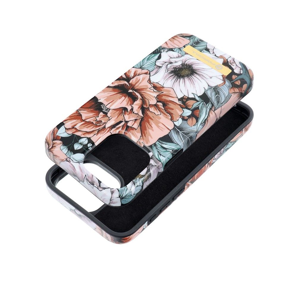 FORCELL F-PROTECT Mirage case compatible with MagSafe for IPHONE 15 Pro Max bloom bush