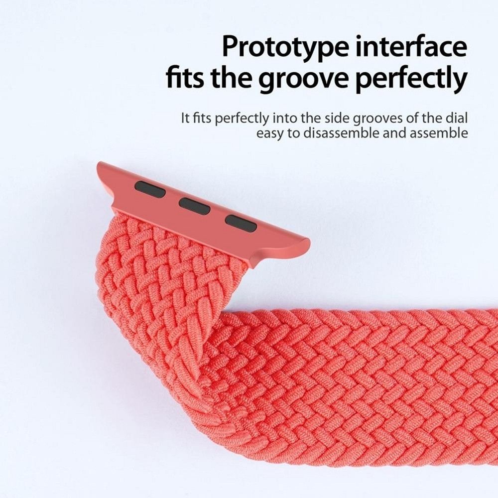 DUX DUCIS strap MIXTURE PRO stretchable braided for Apple Watch 42 / 44 / 45 / 49 mm guava - Image 5