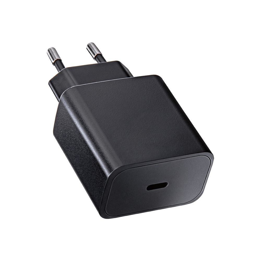 BLUE STAR utazó töltő, C-típus + C-típus–Lightning kábel, PD, QC 4.0, 3 A, 20 W, TFB-TC-20WPD, fekete - Image 3