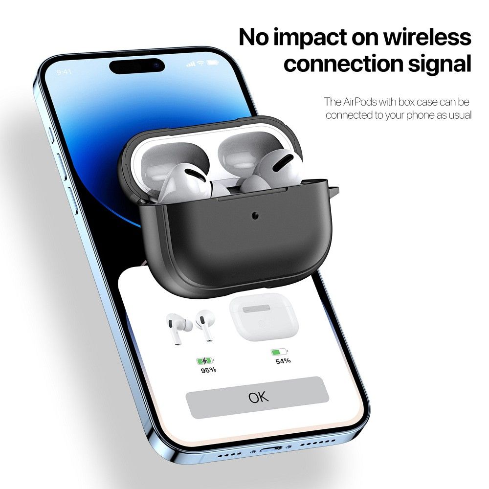 DUX DUCIS PECC - protective case for AirPods Pro 2 black - Image 7