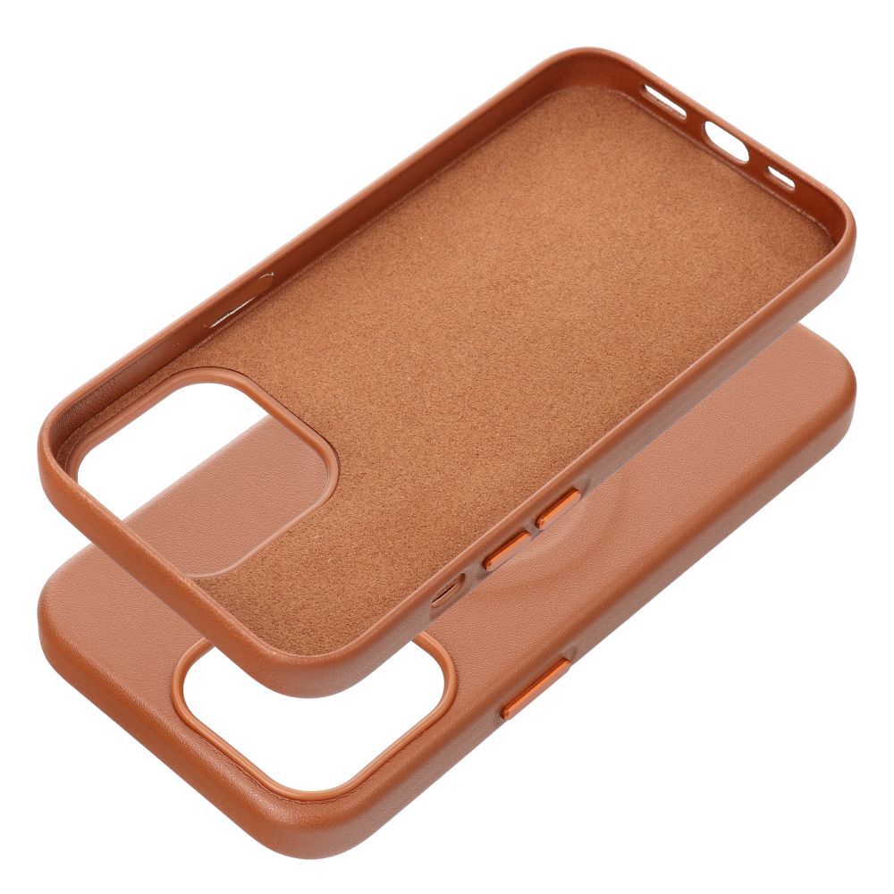 Roar Leather Mag Case - for iPhone 13 Pro Brown - Image 3