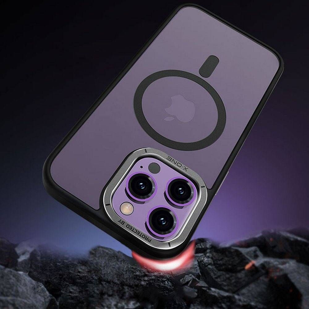 X-ONE Dropguard Magnetic Case Air (MagSafe compatible) - for Apple iPhone 15 black - Image 4