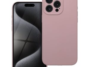 Case SILICONE 2mm for IPHONE 15 Pro Max sand pink