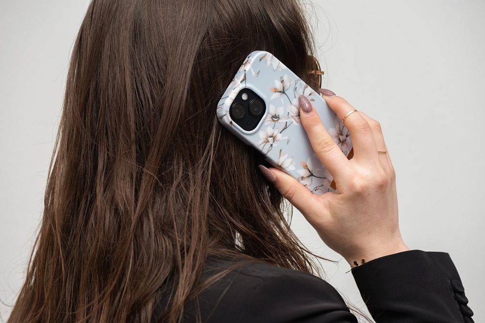 FORCELL F-PROTECT Mirage case compatible with MagSafe for IPHONE 14 Plus spring flowers - Image 9