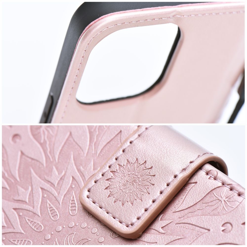 MEZZO Book case for SAMSUNG S24 Ultra mandala rose gold - Image 5