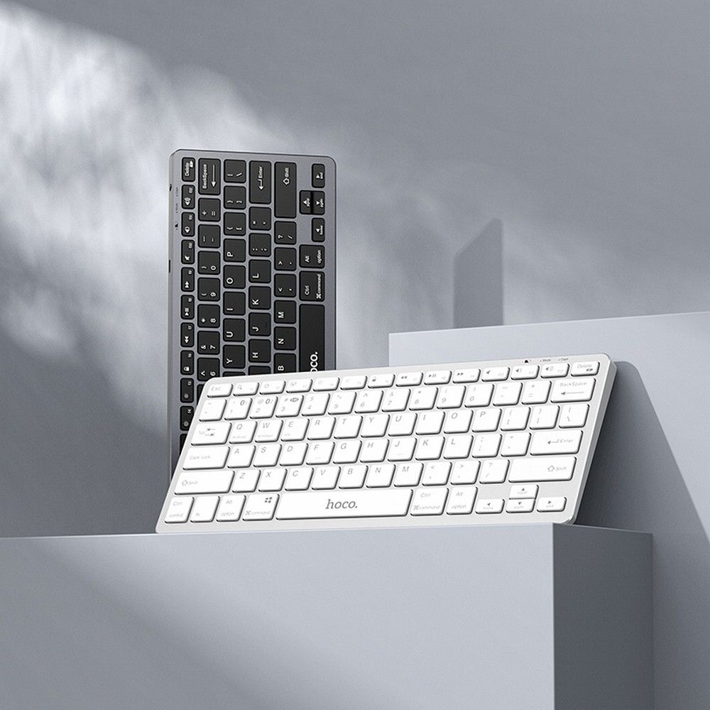HOCO wireless keyboard QWERTY GM32 silver - Image 5