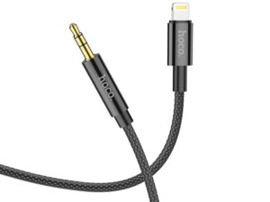 HOCO cable AUX Jack 3,5 mm to Lightning UPA19 1 m black