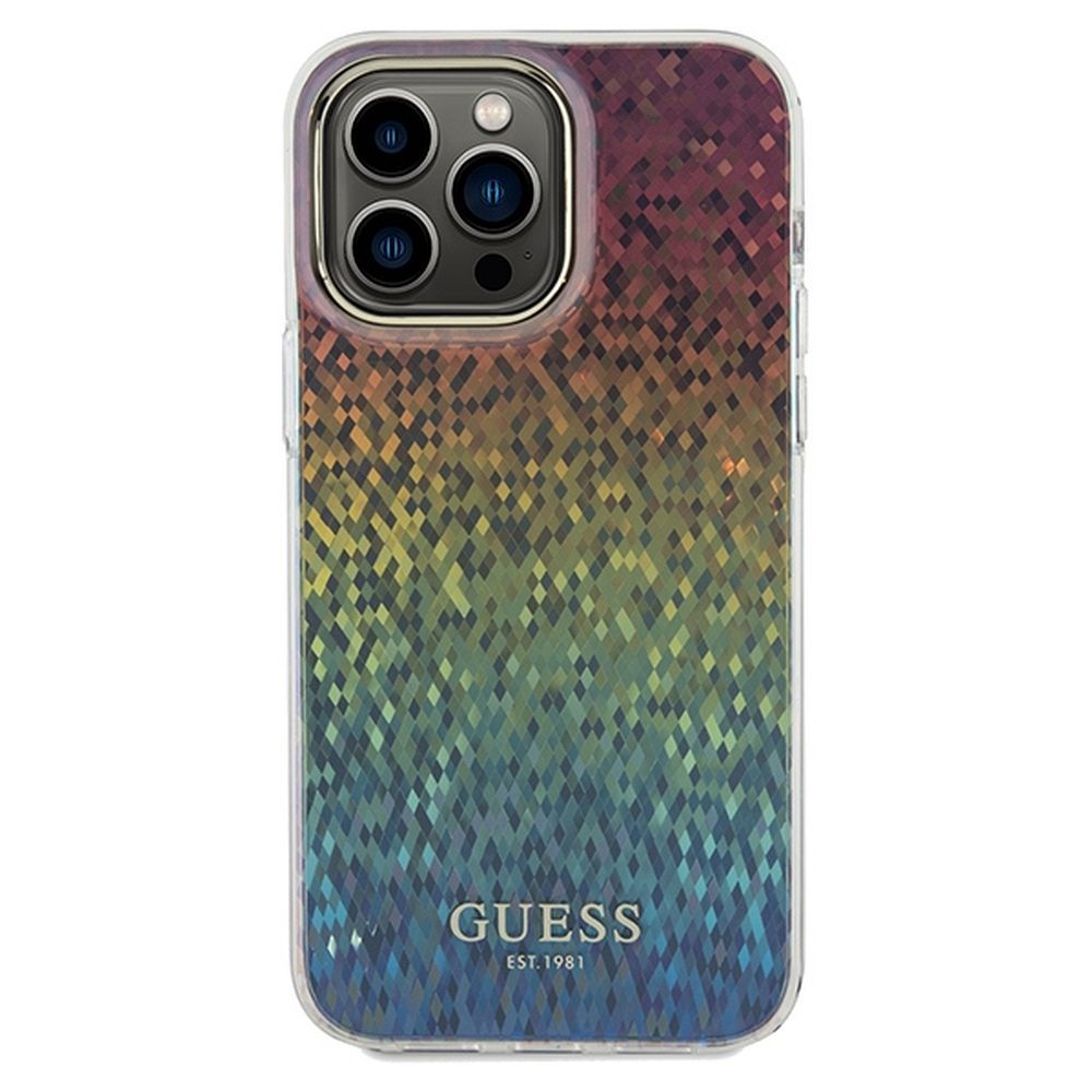 GUESS case for IPHONE 13 Pro GUHCP13LHDECMI (IML Faceted Mirror / disco iridescent) multicolor - Image 3