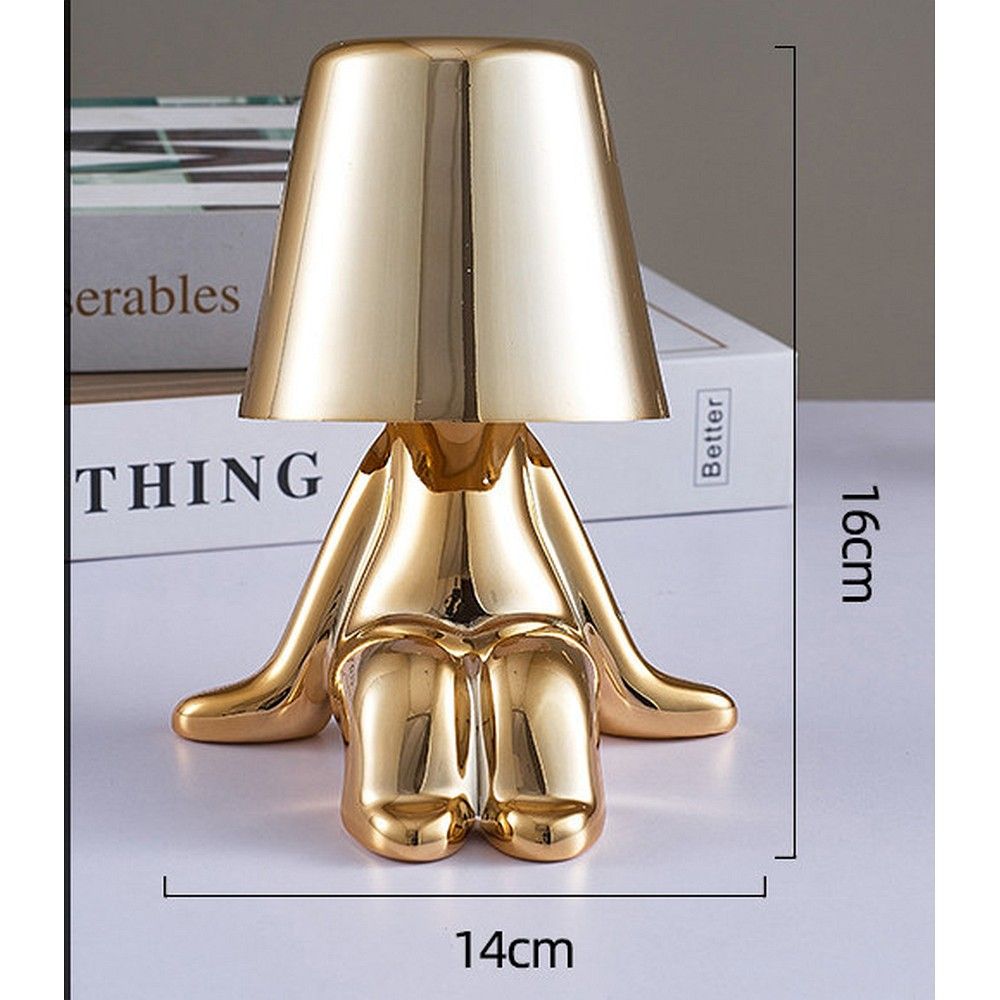 Table lamp bedside GOLD MAN Art Deco seat (version 6) MLTL - Image 3