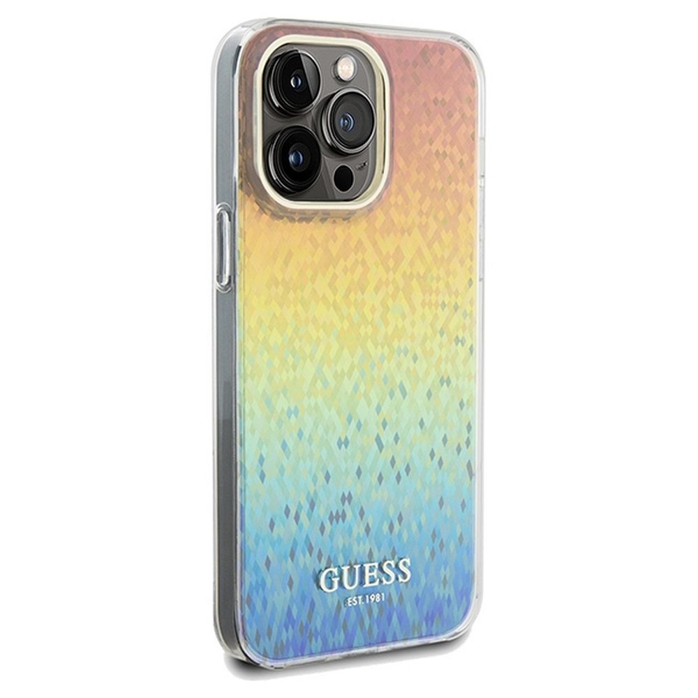 GUESS case for IPHONE 13 Pro GUHCP13LHDECMI (IML Faceted Mirror / disco iridescent) multicolor - Image 4