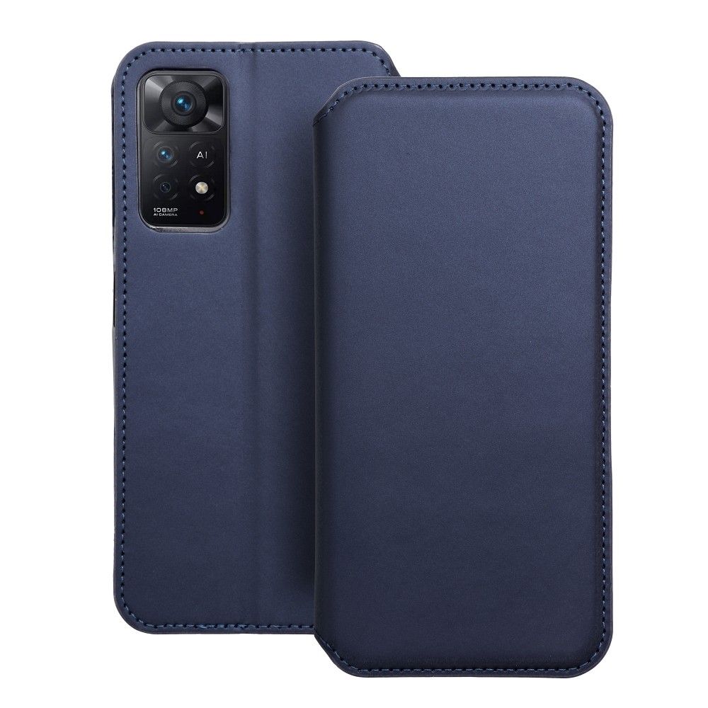 DUAL POCKET Book case for XIAOMI Redmi Note 11 Pro / 11 Pro 5G navy