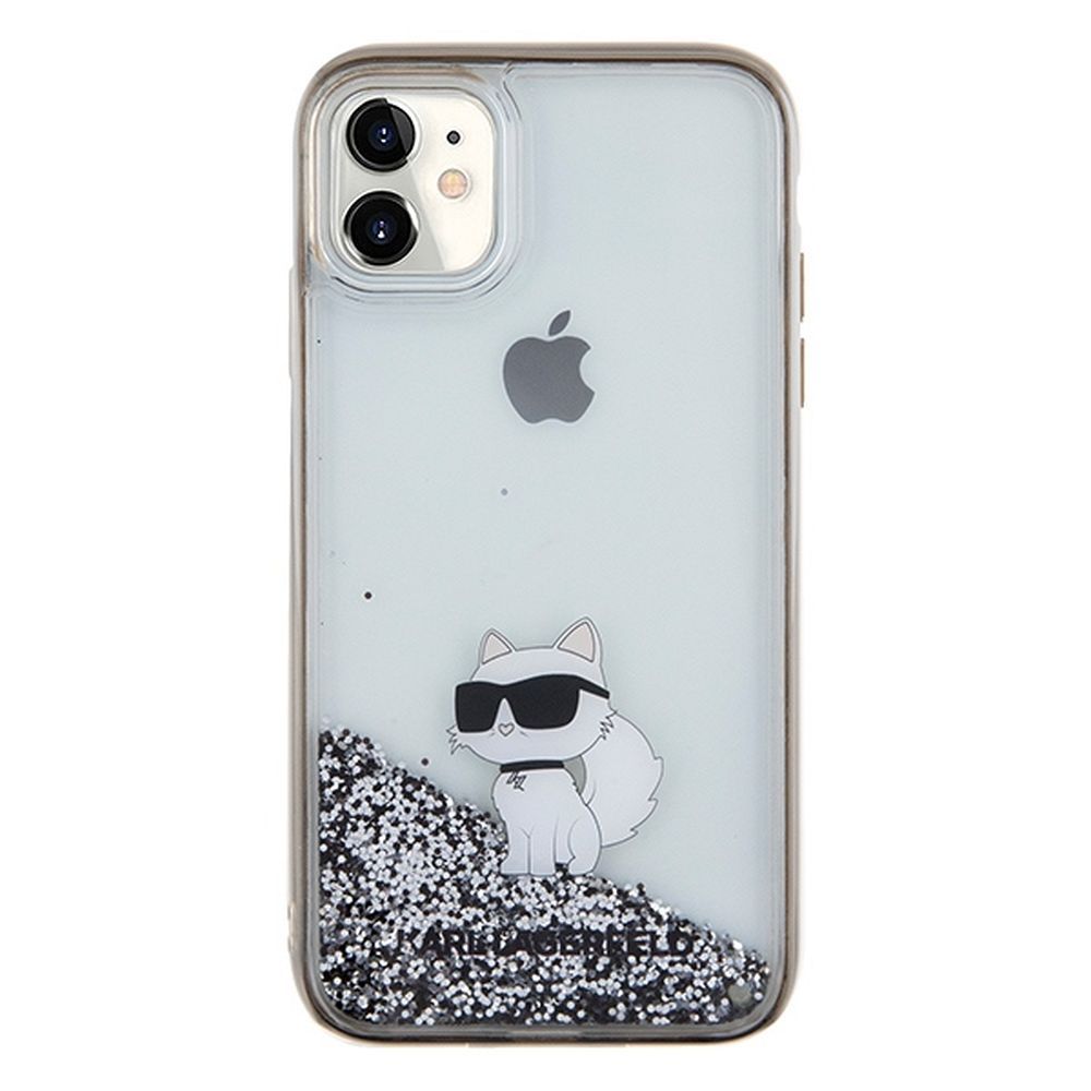 KARL LAGERFELD case for IPHONE 11 KLHCN61LKCNSK (Liquid Glitter C) transparent - Image 3