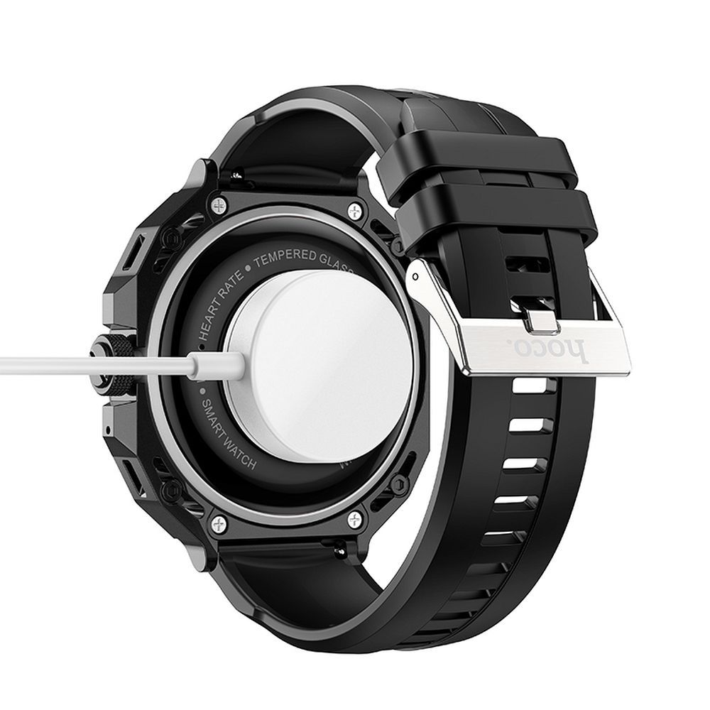 HOCO smartwatch charging cable Y14 0,8 m white - Image 3