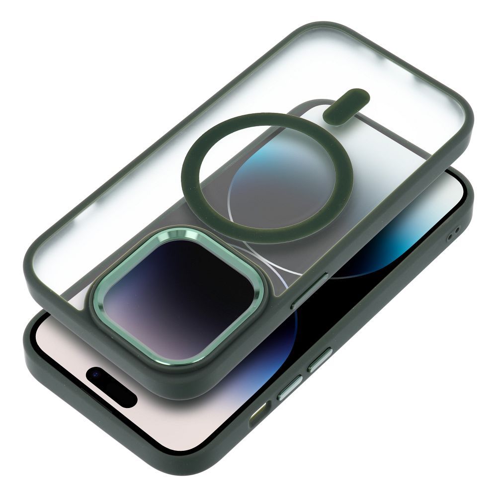 MATTE MAG COVER case compatible with MagSafe for IPHONE 11 Pro Max green - Image 2