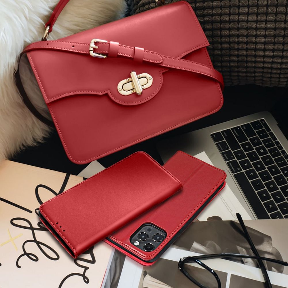 SMART PRO Book leather case for XIAOMI Redmi Note 11 Pro / 11 Pro 5G claret - Image 6