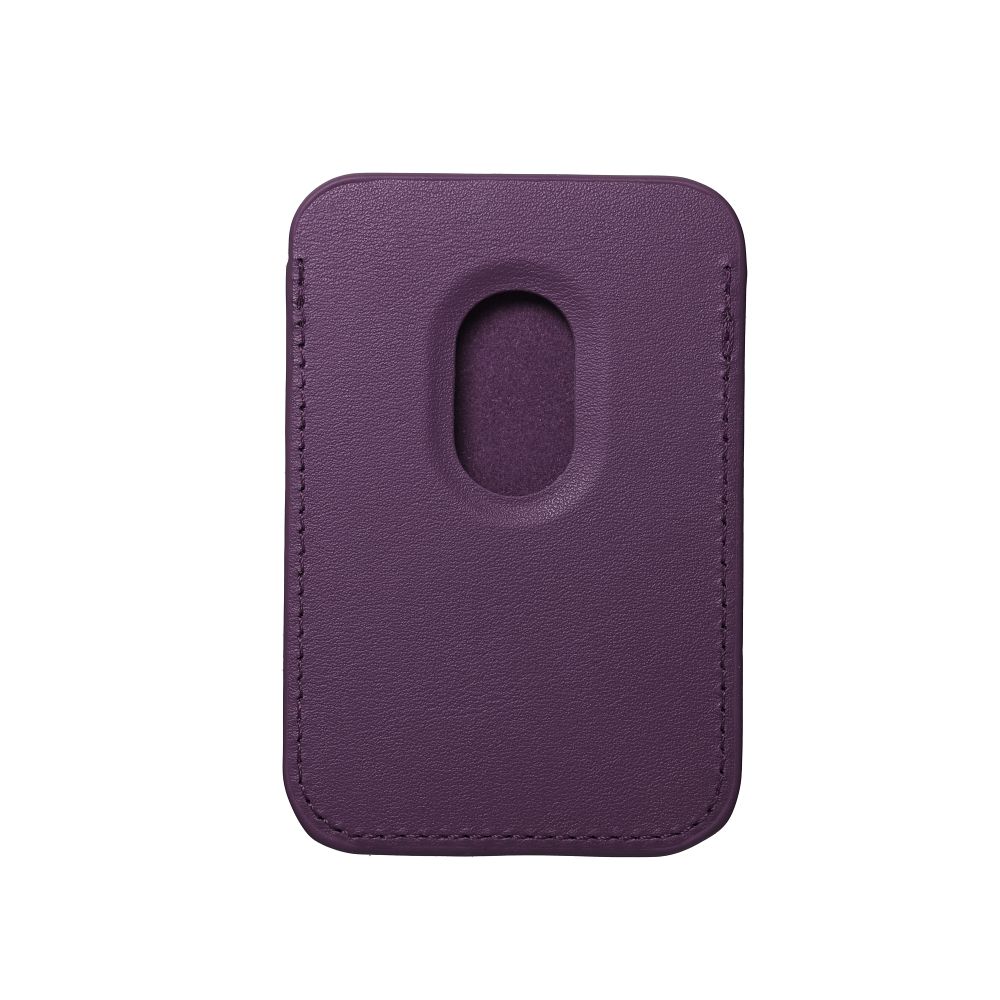 LEATHER MAG WALLET compatible with MagSafe dark violet - Image 3