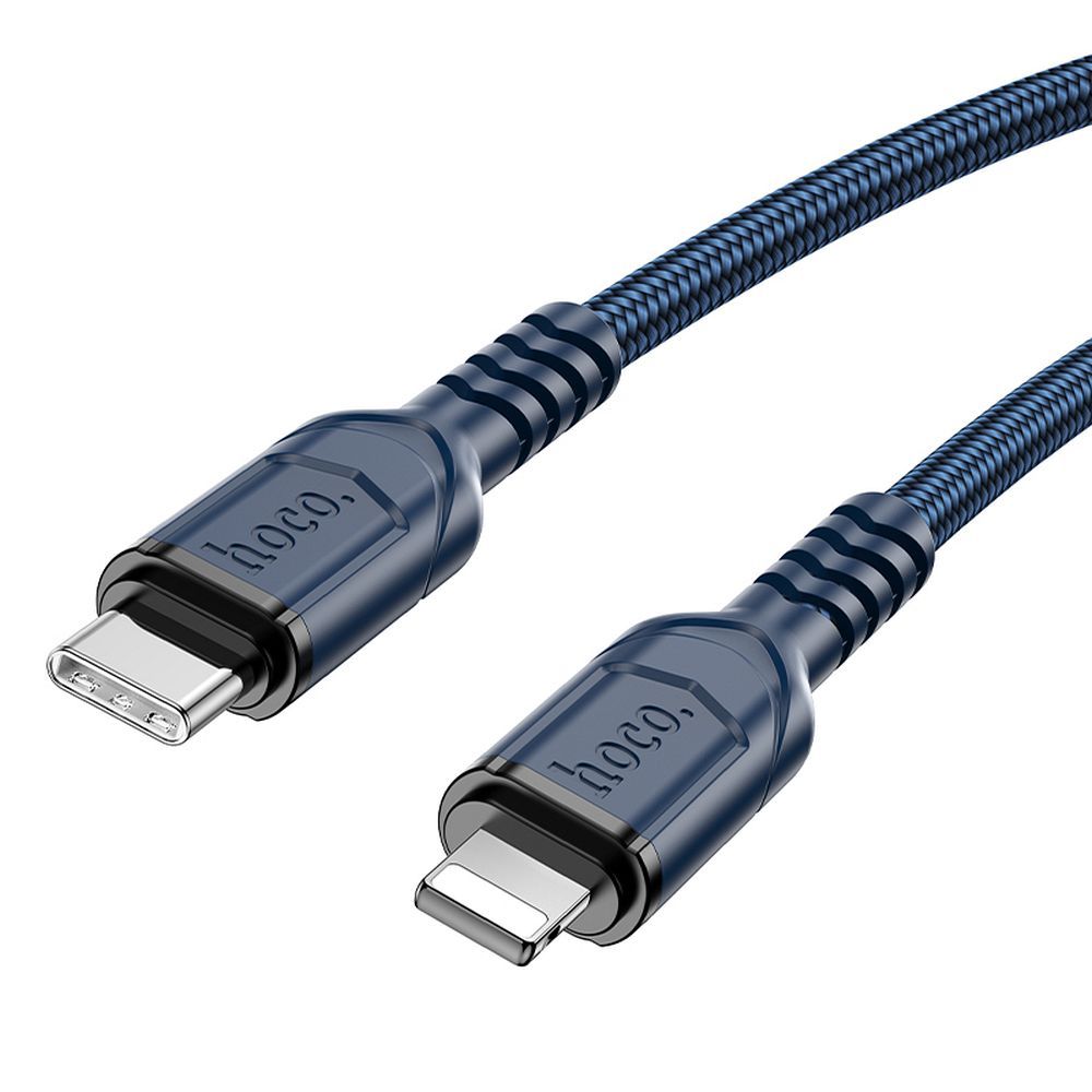 HOCO kábel, C-típus – Lightning PD, 3 A, 20 W, X59, 1 m, kék - Image 2