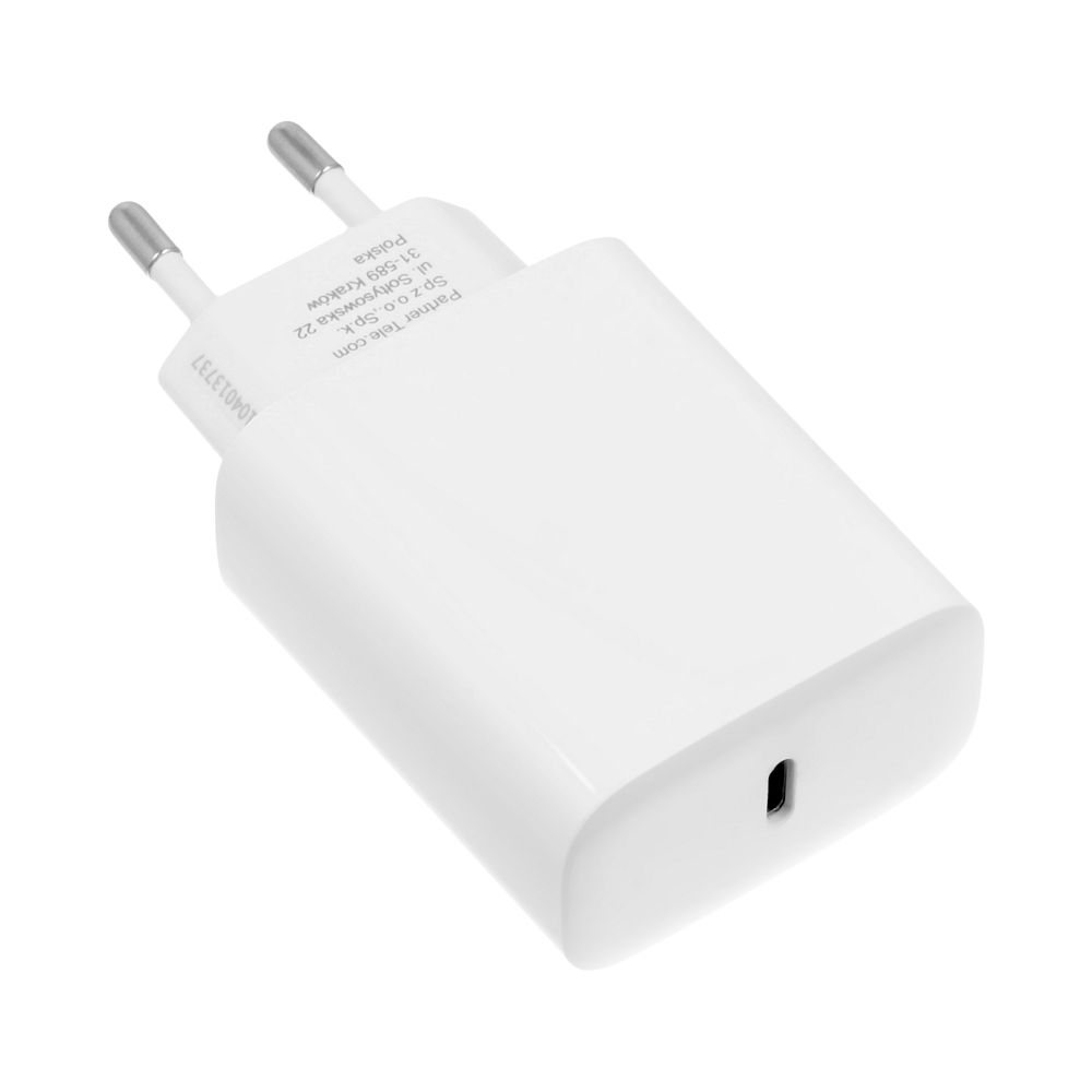 FORCELL F-ENERGY TFK-TC-25WPD travel charger Type C + cable Type C to Type C PD Q.C 3A 25W white - Image 8