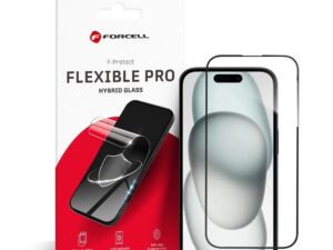 Forcell Flexible Nano Glass 5D for iPhone 15 Plus black