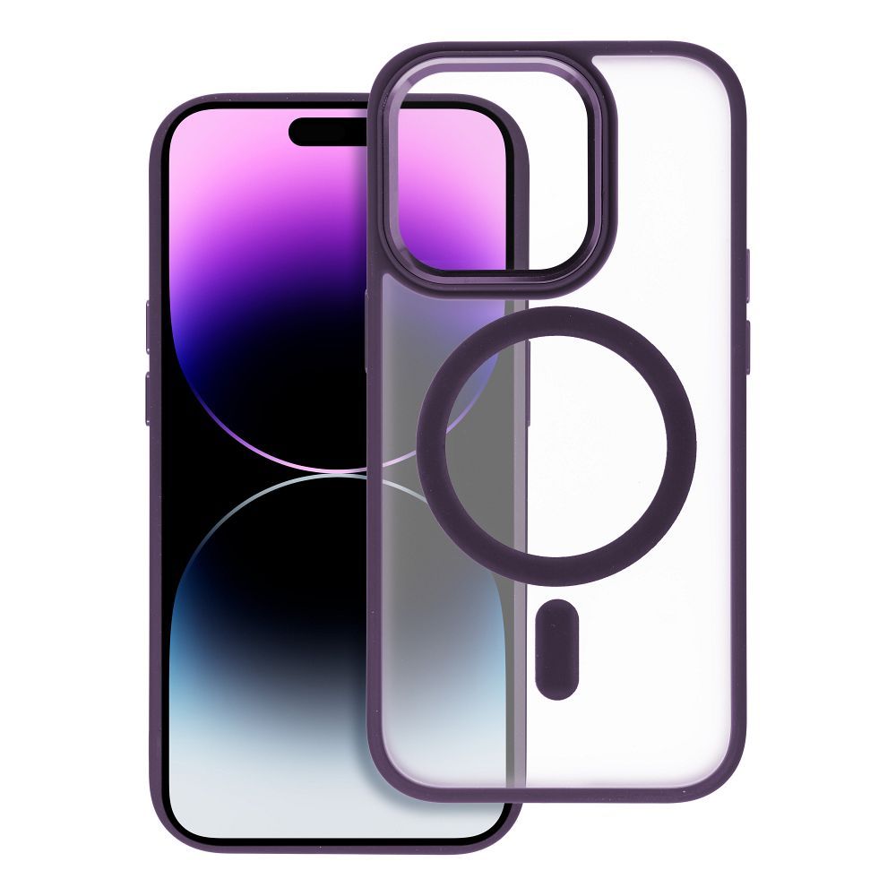 MATTE MAG COVER case compatible with MagSafe for IPHONE 13 Pro Max purple - Image 2