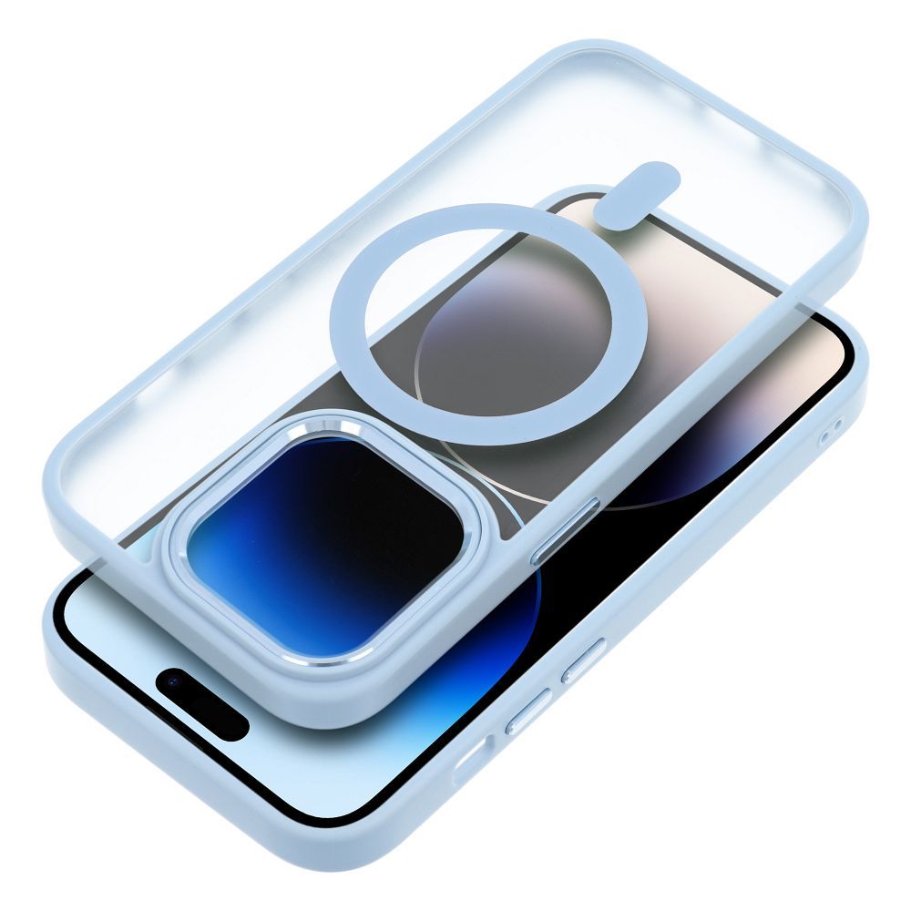 MATTE MAG COVER case compatible with MagSafe for IPHONE 14 PRO blue - Image 2