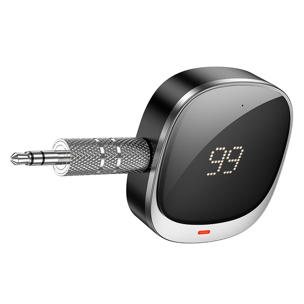 HOCO adapter AUX Jack 3,5 mm BLUETOOTH with display E80 black - Image 2