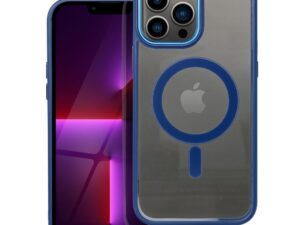 COLOR EDGE MAG COVER case compatible with MagSafe for IPHONE 13 Pro Max navy blue