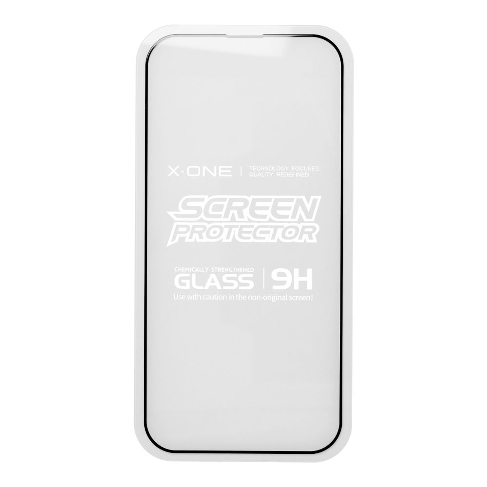 X-ONE Full Cover Extra Strong Crystal Clear - for iPhone 14 Pro tempered glass 9H - Image 9