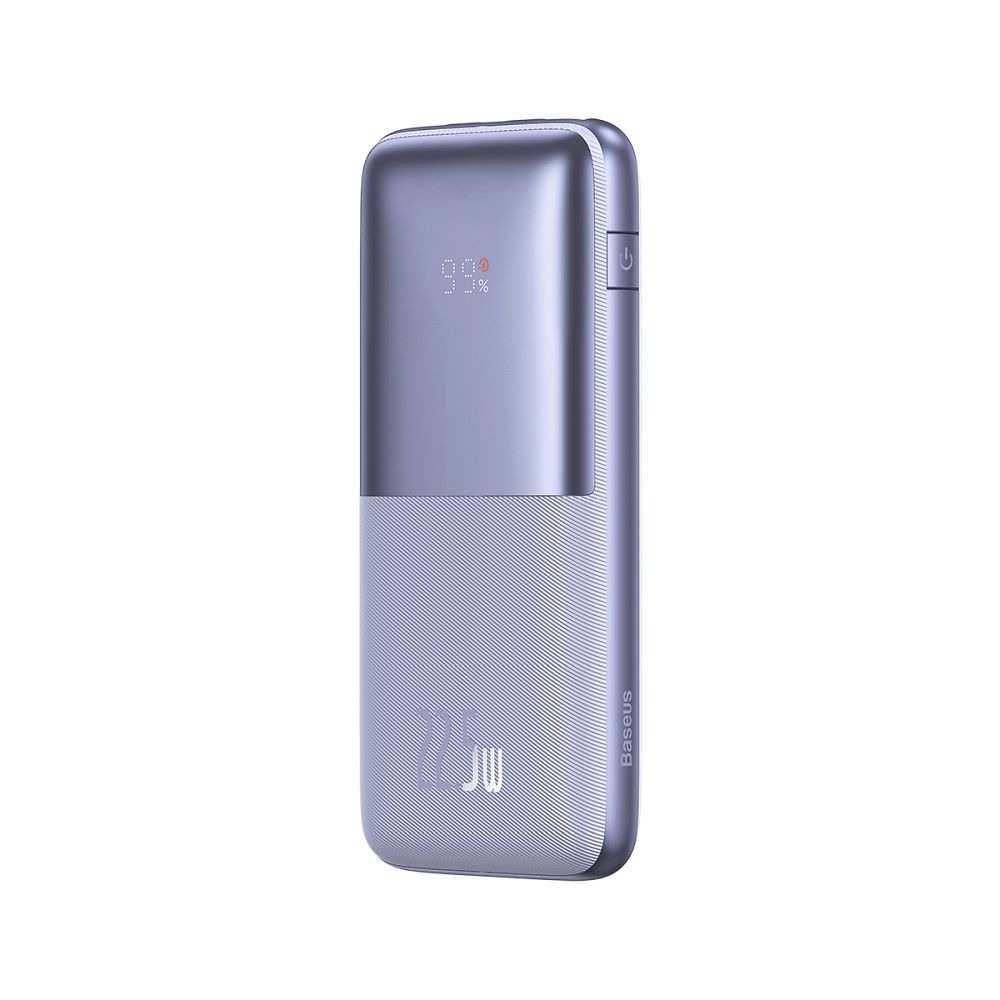 BASEUS powerbank 10 000 mAh + cable USB A to Type C PD QC3.0 3A 22,5W PPBD040005 purple - Image 9